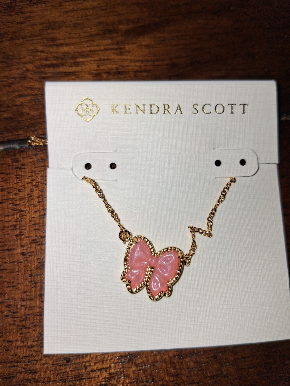 NWT Kendra Scott Pink Butterfly Necklace Gold Tone – Coquette Y2K Feminine